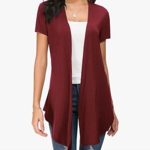 Urban Coco Short Sleeve Open Front Cardigan XL ❤️ Effortless & Comfy